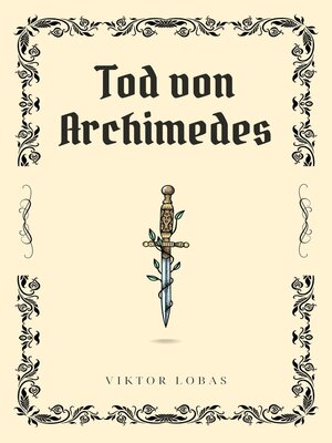 cover image of Tod von Archimedes